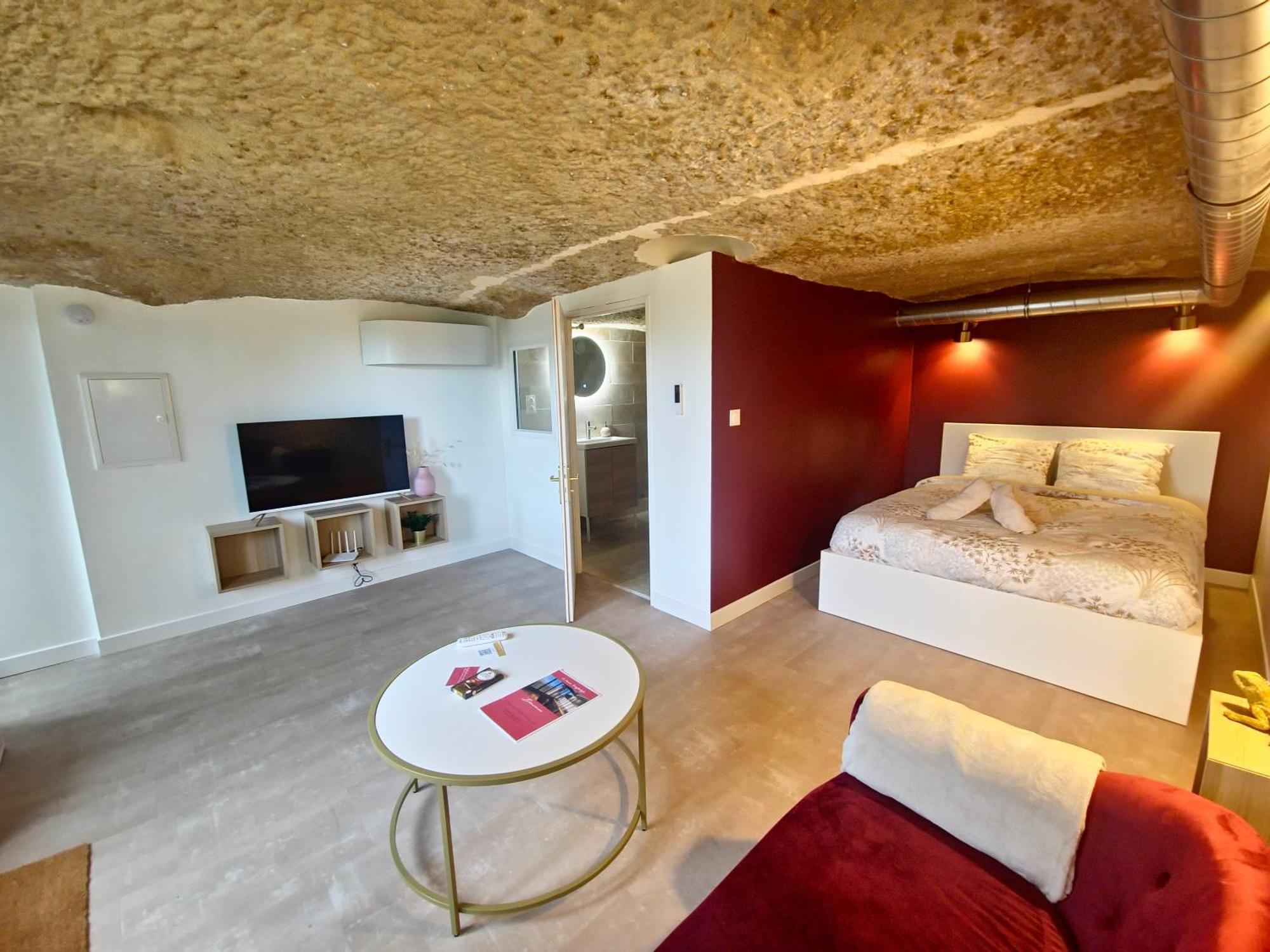 Le Cocon Troglodyte Apartment Saint-Etienne-de-Chigny Exterior photo